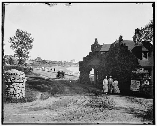 Gate lodge and Niles Beach, E. Gloucester, Mass.