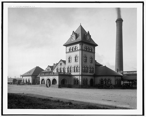 R.R. station, Manchester, N.H.