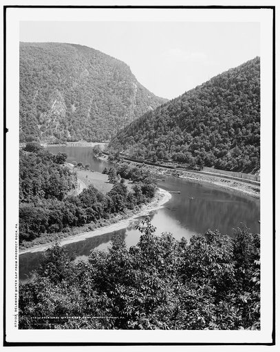 Delaware Water Gap, from Prospect Rock, Pa.