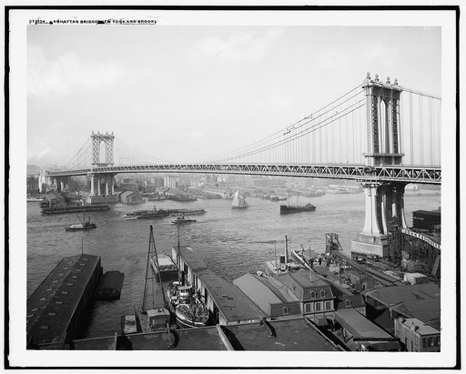 Manhattan Bridge, New York and Brooklyn