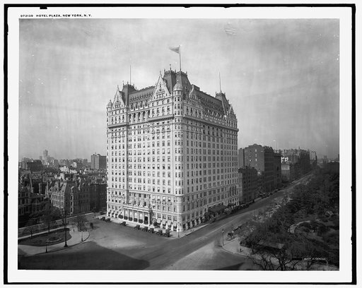 Hotel Plaza [i.e. Plaza Hotel], New York, N.Y.