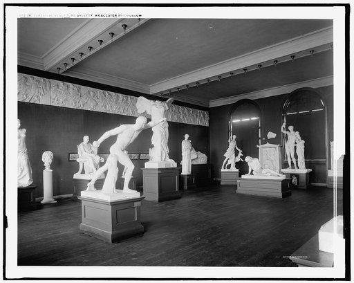 Classical sculpture gallery, Worcester Art Museum