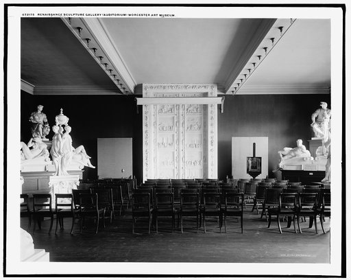 Renaissance sculpture gallery, auditorium, Worcester Art Museum