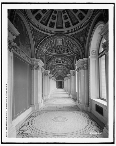 North corridor, Library of Congress, Washington, D.C.