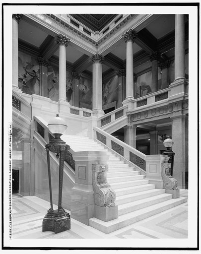 The John W. Alexander decorations, Carnegie Library, Pittsburgh, Pa.