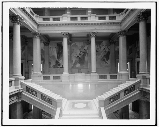 The John W. Alexander decorations, Carnegie Library, Pittsburgh, Pa.