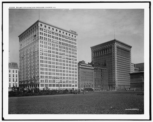 Railway Exchange and Gas bldgs., Chicago, Ill..