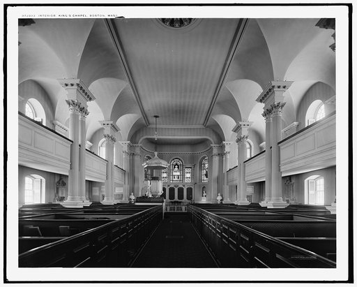 Interior, King's Chapel, Boston, Mass.