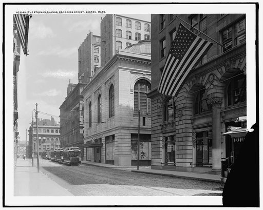 The Stock exchange, Congress Street, Boston, Mass.