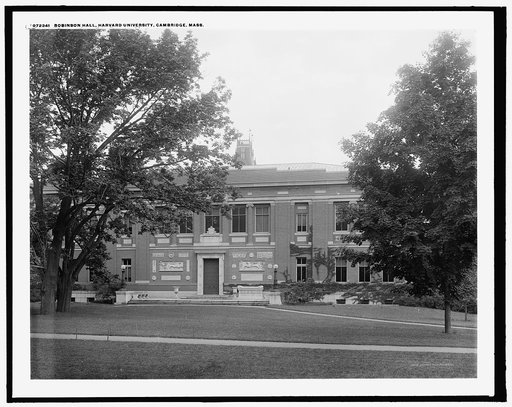 Robinson Hall, Harvard University, Cambridge, Mass.