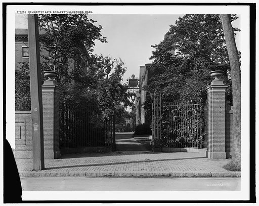 Holworthy Gate, [Harvard University], Broadway, Cambridge, Mass.
