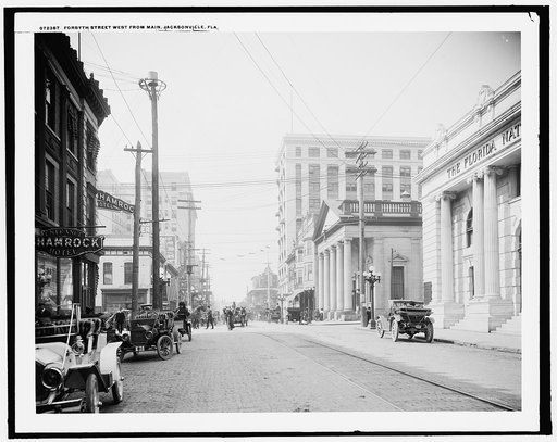 Forsyth Street, west from Main [Street], Jacksonville, Fla.