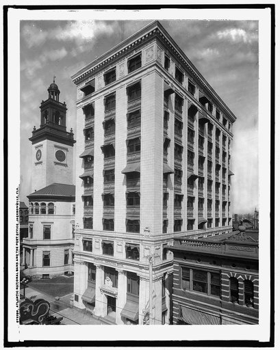 Atlantic National Bank and the post office, Jacksonville, Fla.