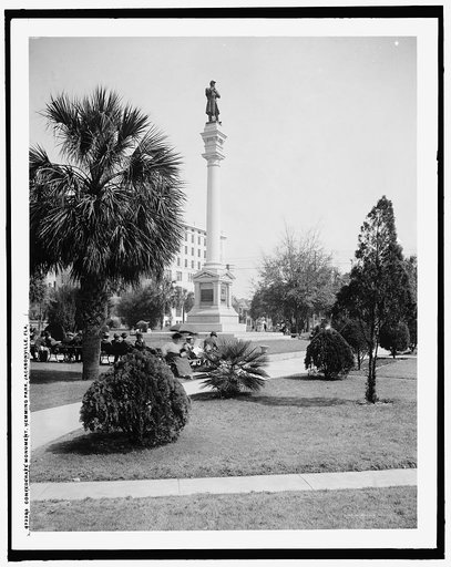 Confederate Monument, Hemming Park, Jacksonville, Fla.