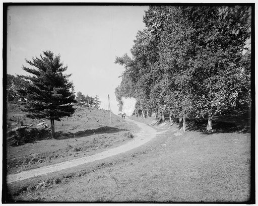 Ethan Allen Farm, over the hill, Burlington, Vt.