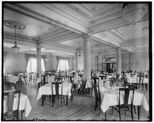 Dining room, Hotel Vermont, Burlington, Vt.