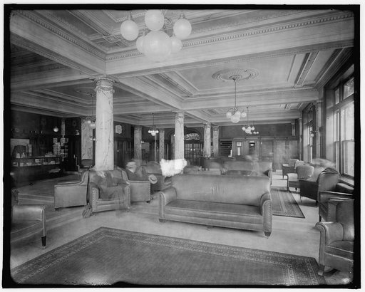 Lobby, Hotel Vermont, Burlington, Vt.