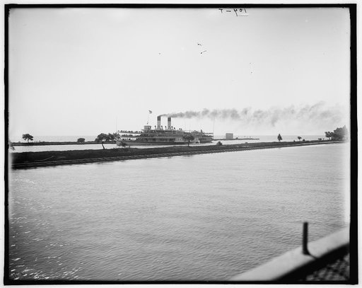 Str. Tashmoo in Government channel, St. Clair Flats, Mich.