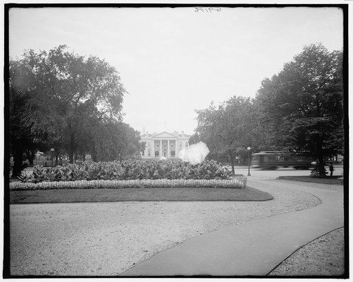 White House from Lafayette Park, Washington, D.C.
