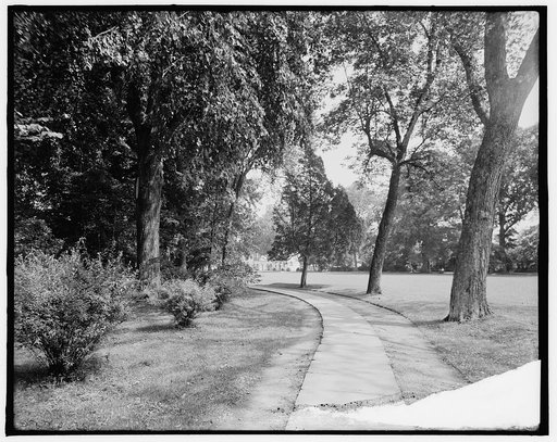 Bowling green & west approach, Mt. Vernon, Va.
