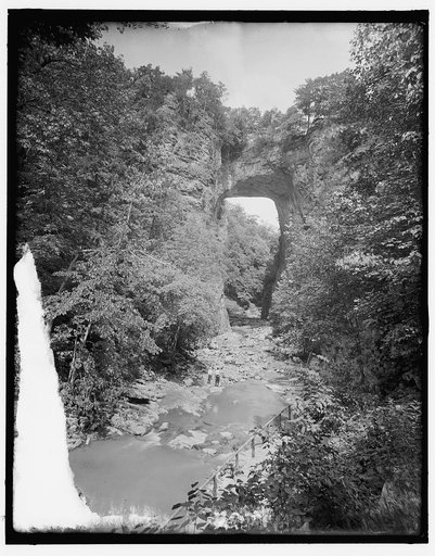 General view of the bridge, Natural Bridge, Va.