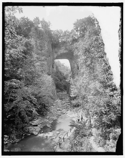 General view of the bridge, Natural Bridge, Va.