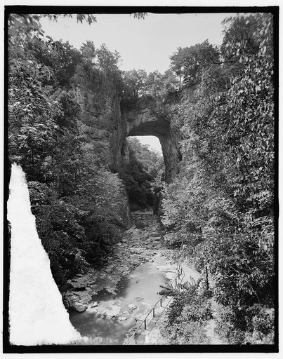 General view of the bridge, Natural Bridge, Va.