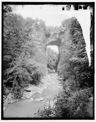 General view of the bridge, Natural Bridge, Va.