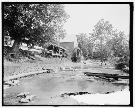 The Old red mill, Cedar Creek, Natural Bridge, Va.