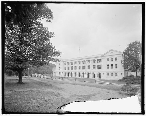 The Bath house, White Sulphur Springs, West Va.