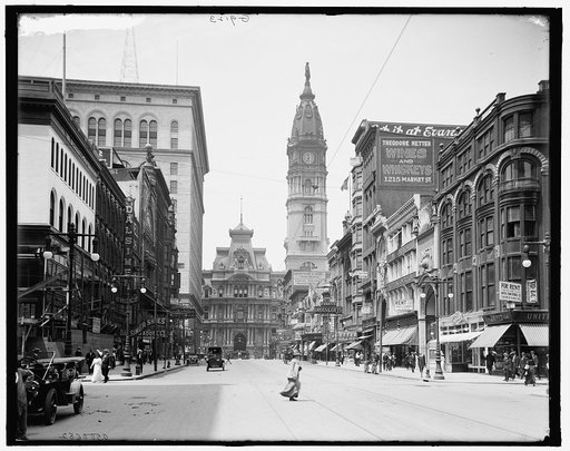 Market Street, west from 12th, Philadelphia, Pa.