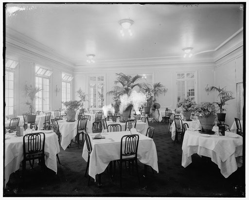 Colonnade Hotel, the palm room, Philadelphia, Pa.