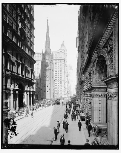 Broadway and Trinity Church, New York, N.Y.