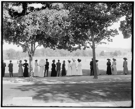 A Glimpse of the parade grounds, West Point, N.Y.