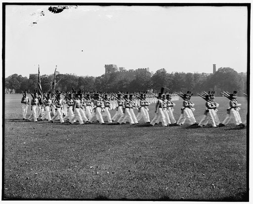 Cadets on parade, West Point, N.Y.