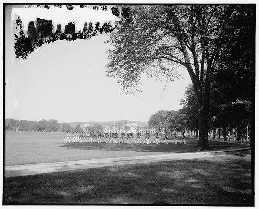 Cadets returning from dress parade, West Point, N.Y.