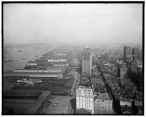 West Street, north from the Battery, New York, N.Y.