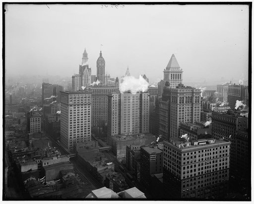 Big buildings of lower Manhattan, New York, N.Y.