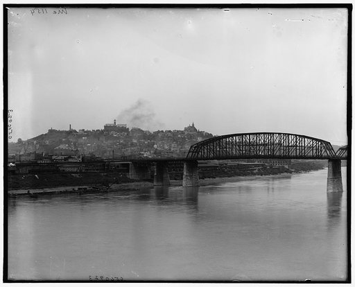 Mount Adams and L. & N. R.R. bridge, Cincinnati, Ohio