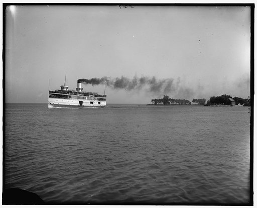 Str. Wauketa and north end of Government Channel, St. Clair Flats, Mich.