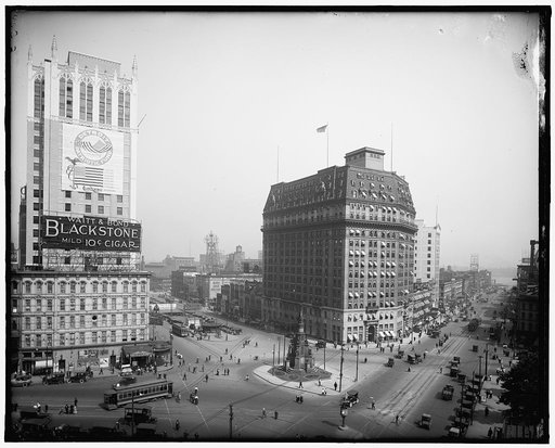 Woodward Avenue, south from Majestic building, Detroit, Mich.