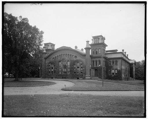 Large building, possibly auditorium