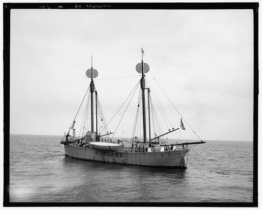 Scotland, a lightship in New York harbor, off Sandy Hook