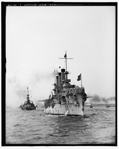 U.S.S. Brooklyn & Mass[achusetts
