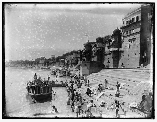 Bathing in the Ganges, India