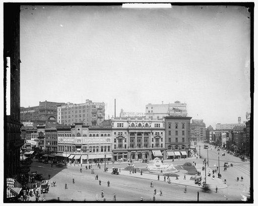 Campus Martius and Detroit Opera House, Detroit, Mich.
