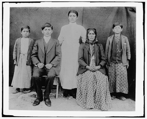 Family portrait, possibly from Middle East