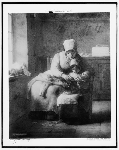 The knitting lesson