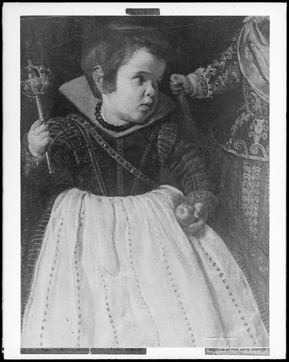 Don Balthazar Carlos and his dwarf, detail of dwarf