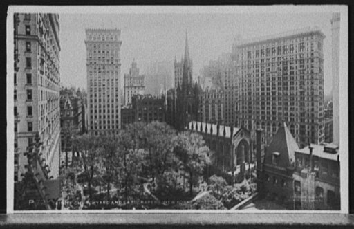 Trinity Church and skyscrapers, New York